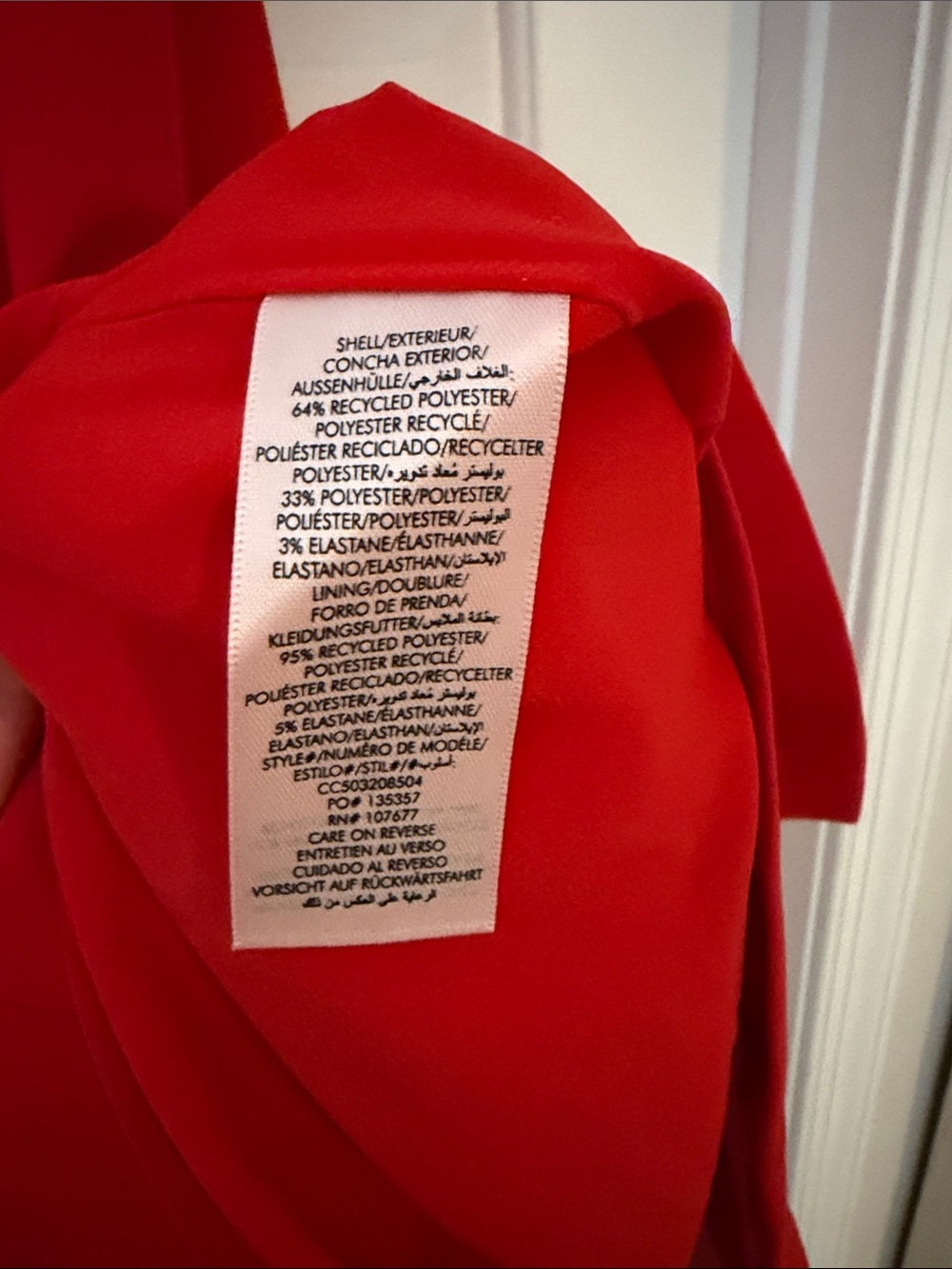 Alice & Olivia Sleeveless Red A-Line Dress - Picture 5 of 6